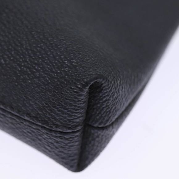 BURBERRY Nova Check Pouch PVC Leather Gray Auth bs14711 - Picture 14 of 16